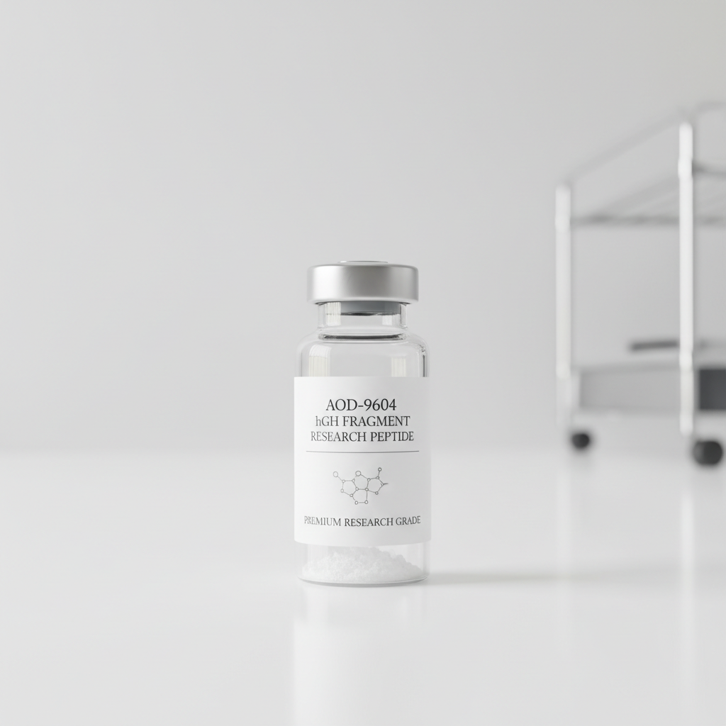AOD-9604 hGH fragment research peptide vial